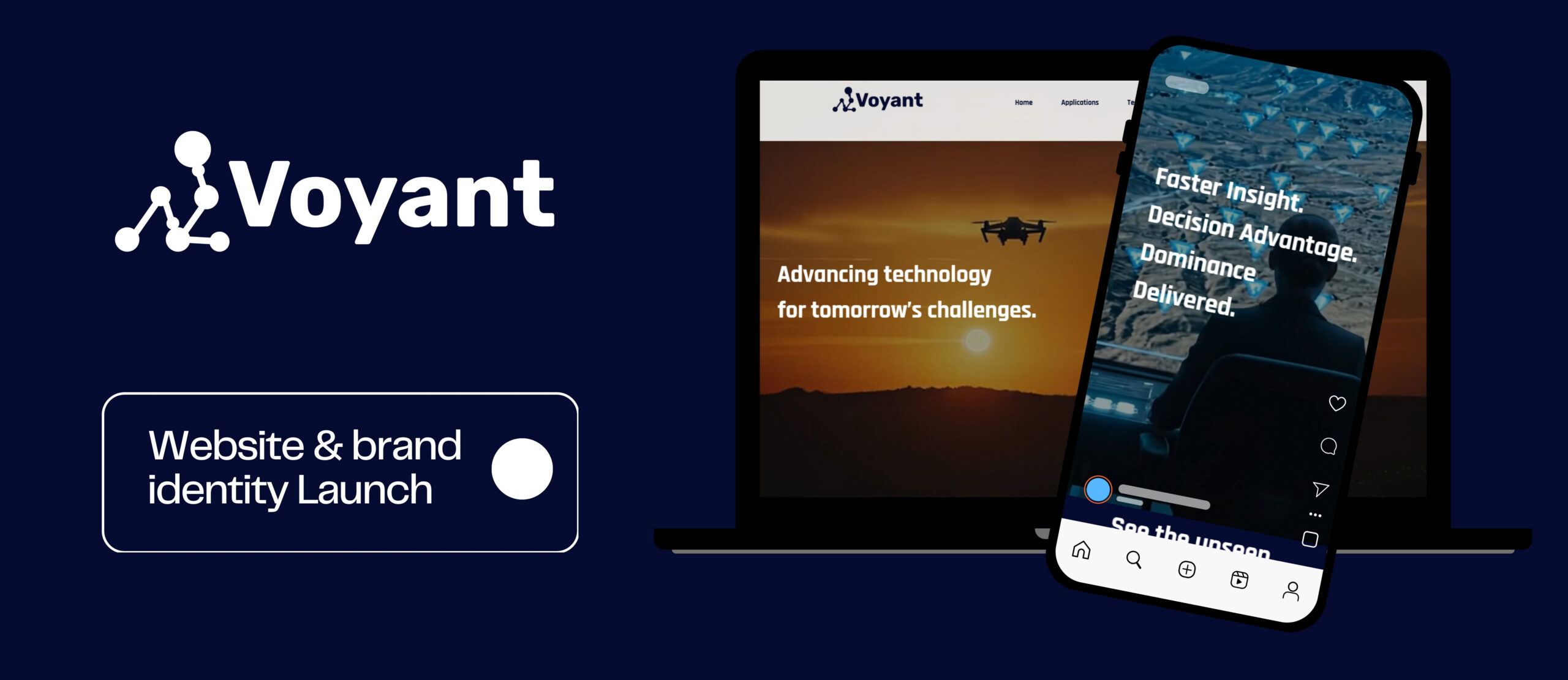 Website & brand identity Launch - 1